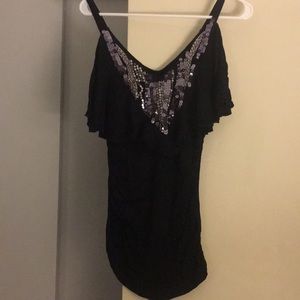 Bebe off shoulder shirt